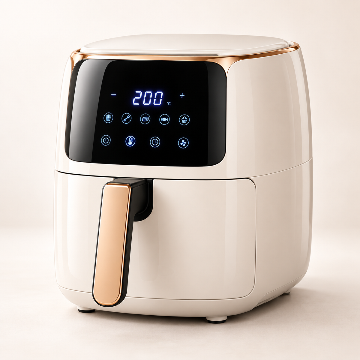 CrispFlow 360° Countertop Air Fryer – Fast Cyclonic Heat Cooking for Everyday Meals & Compact Kitchens 🌹