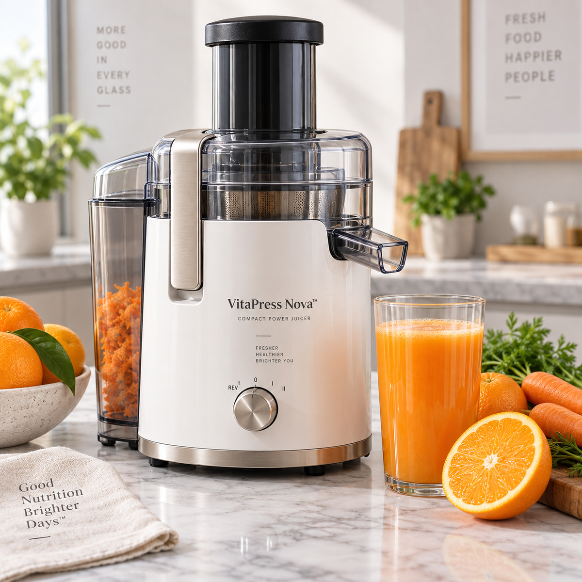 VitaPress Nova™ Compact Power Juicer – High-Speed Fresh Juice Extraction, Easy-Clean Design & Nutrient-Focused Everyday Home Juicing