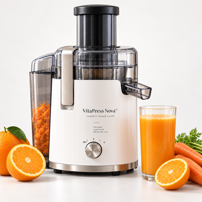 VitaPress Nova™ Compact Power Juicer – High-Speed Fresh Juice Extraction, Easy-Clean Design & Nutrient-Focused Everyday Home Juicing